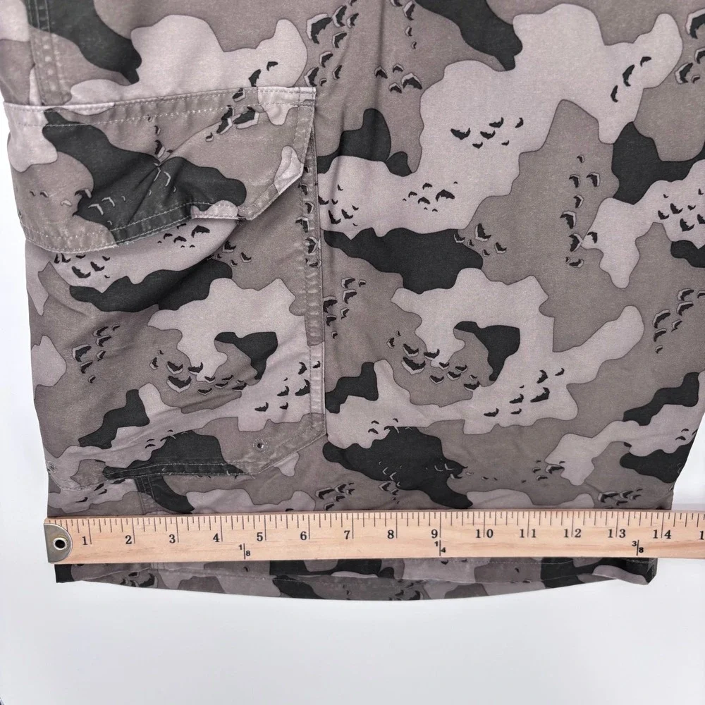 Simms Board‎ Shorts Mens XXL Gray Camo Unlined Cargo Fishing Swim Trunks Outdoor
